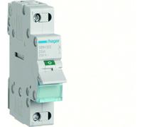 Hager Interrupteur modulaire SBN125 1 pôle 25 A commande signal