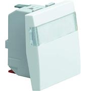 Hager Systo - Commutateur 10 A Systo 2 module porte etiquette Blanc