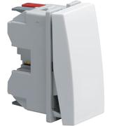 Hager Systo - Mécanisme Commutateur 10 A Systo 1 module blanc