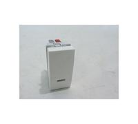 Hager Systo - Mécanisme Commutateur lumineux 10 A Systo 1 module blanc.