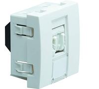 Hager Systo - Prise RJ45 Catégorie 6 STP Systo 1 module blanc