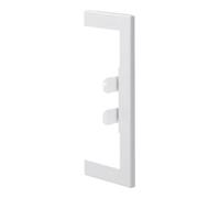 hager Tehalit Cache de raccord mural 68x170mm tôle d'acier BR65170W vws Quantité:1