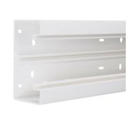 hager Tehalit Partie inférieure de goulotte de parapet pour BR 68x130mm vw BR6513019016 Quantité:2