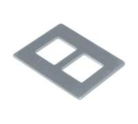 hager Tehalit Plaque de montage 2xRJ45 19,3x14,8 GTVDM012 Quantité:1