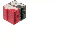 Bornes connexion rouge / noir - TEBIS HAGER TG008