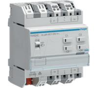 HAGER TXA624C - Actionneur volet roulant/store 4 plis KNX EASY, 230 V.