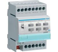 Hager TYM646T Acteur smart home montage sur rail DIN Déclenchement store/jalousie 6 canaux (TYM646T)