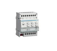 Module 6 sorties chauffage TRIAC avec regulation intégrée / config Mode easy/ETS - HAGER TYMS646R