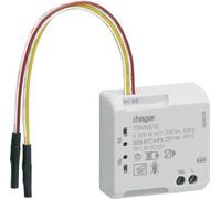 HAGER Variateur universel radio encastré TRM691E 1x entrée binaire 2x 200W 2fils