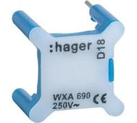 Hager WXA690 Voyant pour inter 230V bleu blanc G
