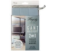 Hagerty Microfiber Glove Glass Gant en microfibres pour les surfaces en verre I 23 x 13 cm I Nettoie les fenêtres, les miroirs, le vitrocéramique I Sans rayures ni peluches I Sans produits chimiques