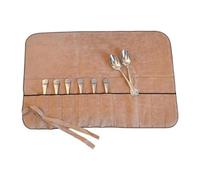 Hagerty Silver Guard Cutlery Roll Housse pour couverts en argent ou argentés I 59x40 cm I Rangement pratique à effet anti-ternissement I 12 compartiments pour cuillères à fruits