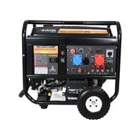 Hahn & Sohn HGG 12000EA3R ATS Générateur à essence | Générateur d'électricité à essence triphasé avec puissance nominale de 11 kW et connexion ATS
