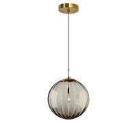 HAIDU Luminaires de Plafond à vis E27, Abat-Jour de Lampe Suspendue en Verre coloré sphérique créatif, Lustre de Style Minimaliste français, Suspension de décoration de Balcon de Bar KTV