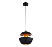 HAIDU Suspension en métal de Style Industriel Nordique, Lustre à tête Unique de Base E27, luminaires de Plafond encastrés, Lampe Suspendue de décoration de Bar de Restaurant de Chambre à Coucher