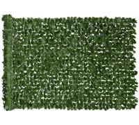 Haie Artificiel Brise-Vue dšŠcoration Rouleau 3L x 1H m Feuillage ršŠaliste Anti-UV Vert foncšŠ