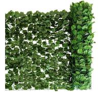 Haie Artificielle COSTWAY Brise Vue Feuillage 1m50 X 3m,Grillage Vegetal Artificiel pour Balcon Jardin en PE - 10 Attaches Zippées