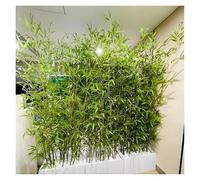 Haie artificielle en bambou - Plantes de bambou artificielles réalistes, imperméables et résistantes aux UV pour l'extérieur, sans entretien, 1,2-2,5 m
