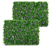 Haie artificielle lierre rouleau brise vue jardin balcon - 180cm x 30cm