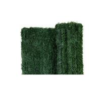CASANOOV Haie Artificielle PICO 15x1,5 m 22,5 m² Vert PVC 129 Brins Occultation 95% Brise Vue Jardin Balcon Résistant UV30+ Haute Qualité Durable Clips Inclus Traitement Couleur Grade 5