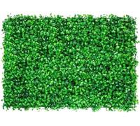 Haie artificielle - Résistante aux intempéries - Facile d'entretien - Décoration de jardin - 51 x 51 cm - 12 pièces