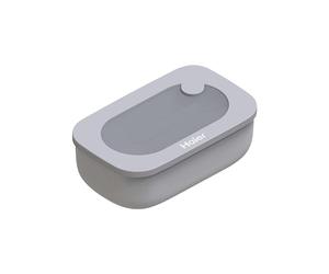 Haier HAGSG4080 Lunch Box hermétique avec Récipient, by Guzzini, Gris | Compatible Lave-Vaisselle, Réfrigérateur, Congélateur et Micro-Ondes, avec Soupape d’Aération
