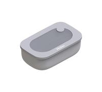Haier Lunch Box Hermétique à 2 compartiments, Lavable au Lave-vaisselle, peut se chauffer au Micro-ondes, Utilisable au Réfrigérateur, au Congélateur, dimensions 12,2x12,2x6,8 cm