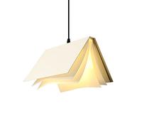 HAIIQU Abat-Jour De Type Livre Créatif Suspension Bibliothèque Industrielle Abat-Jour Suspendu en Métal pour Chambre De Garçon Luminaire De Lustre pour La Salle De u Centre De Nouvelles