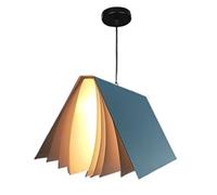 HAIIQU Lampe À Suspension en Forme De Livre Suspension Créative Unique Lumière Industrielle Réglable pour La Salle D'étude De Salle De ibliothèque Éclairage Décoratif À LED De Couloir