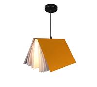 HAIIQU Lampe À Suspension en Forme De Livre Suspension Créative Unique Lumière Industrielle Réglable pour La Salle D'étude De Salle De ibliothèque Éclairage Décoratif À LED De Couloir