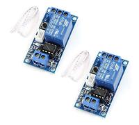 Hailege 2pcs 12V Module de relais autobloquant bisstable à un bouton Un bouton Un bouton pour démarrer et arrêter Module de relais autobloquant