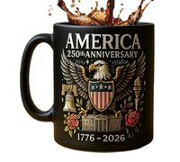 Hailerio Mug En Céramique - Mug en Céramique de 330 ML | 250ème Drapeau Et Design Symbole Culturel | Pour Femmes Adultes Thé Chaud Soupe