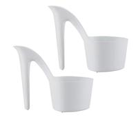Hailerio Pot de Fleur pour Intérieur - Pot de Fleurs en Forme de Talon Haut | Décoration Maison pour,pour Maison Intérieur Salon Balcon Fenêtre Patio Porche Entrée Tablette