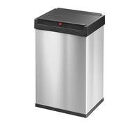 Hailo 0840-111 Collecteur de déchets Big-Box Swing L - 35 l, inox, argent
