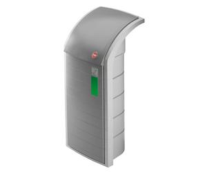 Hailo 0912-060 Collecteur de déchets/matières recyclables ProfiLine WSB Design XXXL - 120 litres, rectangulaire, gris