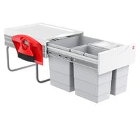 Hailo 3642231 Raumspar Tandem Comfort 20/10/10 L 40 L sortie totale avec balayette