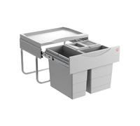 Hailo 3644731 - AS Raumspar Tandem S - 12L/8L/8L/couvercle Collecteur de déchets