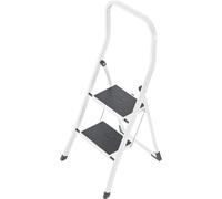 Hailo 4352-001 Huishoudtrap 2 Treden Wit/Zwart