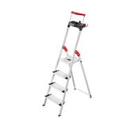 Hailo 8050-415 L95 Échelle ménagère en aluminium 4 échelons