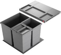 Hailo Allegro Panier encastrable pour cuisine 60 cm 1x28 L + 2x13 L Efficace