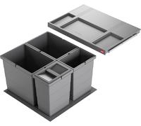 HAILO AS Allegro 3301641 poubelle encastrable 52 L 4 bacs