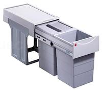 Hailo AS Tandem 15/15/D 3666821 poubelle coulissante 2x15 L