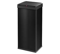 Hailo Big-Box Poubelle rapide à utiliser, Métal, noir, 52 L | Capacité 52 l, collecteur noir