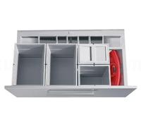 Hailo Collecteur de déchets 3620901 Separato-K 900 Insert avec set de balayage 2x 18 + 2x 8 litres Gris clair