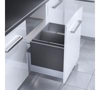 Hailo Collecteur de déchets 3631681 XL Inset 600 28/28 Triple-XL 2x 28 litres