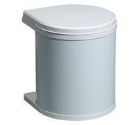 Hailo Collecteur de déchets encastrable MONO 40/1 12l, blanc, Poubelle, Blanc