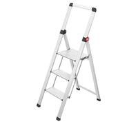 Hailo DK40 BasicLine 4343100 escabeau 3 marches aluminium 150 kg