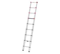 Hailo Échelle FlexLine télescopique de sécurité aluminium 9 barreaux 264 cm