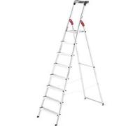 Escabeau aluminium pliable 8 marches Hailo L60 – Ultra léger et sécurisé - 3,7M