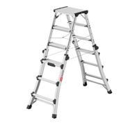 Hailo Hailo Alu-échelle télescopique double Master DTL100 2x4 - 2x6 marches Quantité:1